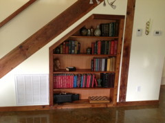 Integrated Book Shelf